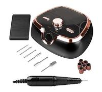 Taladro eléctrico for uñas, máquina de manicura, cortador de fresado profesional for herramienta de arte de uñas, pulidor de gel de uñas de 35000 RPM(Nero)