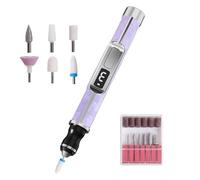 Taladro Eléctrico Para Uñas - Kit de de Manicura 3 Velocidades,Portátil Esmeriladora Uñas Gruesas Unisex Viaje Exterior Casa - Eliminación Callos Pies