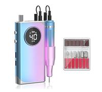 Taladro eléctrico para uñas, Máquina perforadora de uñas de 40000RPM, lijadora de uñas de alto Torque, equipo de uñas recargable, máquina profesional de manicura de salón de arte de uñas para uso domé