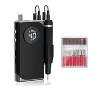 Taladro eléctrico para uñas, Máquina perforadora de uñas de 40000RPM, lijadora de uñas de alto Torque, equipo de uñas recargable, máquina profesional de manicura de salón de arte de uñas para uso domé