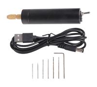 Taladro eléctrico portátil multifunción de mano, color negro | Mini-Electric - Amoladora de taladro para pulido epoxi, limpieza y grabado, taladro manual eléctrico para