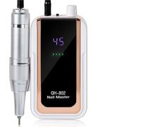 Taladro eléctrico recargable for uñas de 45000 RPM, lima profesional for pulir , pulidor silencioso for salón(Purple)