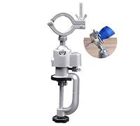 Taladro eléctrico soporte amoladora eléctrica, tornillo banco mesa, tornillo banco giratorio universal 360 °, trabajo DIY taladro eléctrico aleación aluminio multifuncional ajustable banco fijo