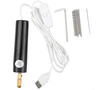 Taladro eléctrico USB Rotativo Grabado Pen Amoladora de mano para artesanía de madera PCB de plástico 8500RPM 10W Kit de herramientas portátil