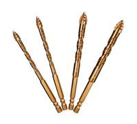 Taladro excéntrico de cuatro flautas, perforación excéntrica, perforación de azulejos de vidrio, perforación de triángulos de perforación de azulejos de vidrio, broca triangular de perforación de