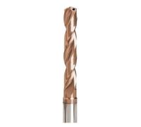 Taladro helicoidal de carburo 5D HRC65 2,1mm-9,0mm con refrigeración interna, acero tungsteno sólido CNC for Metal duro, 1 ud(3.6x4x28x28x66)