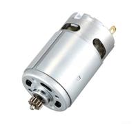 Taladro inalámbrico de repuesto de 13 dientes con motor de 12 V CC | Construcción de metal, acabado plateado, engranaje de 13 dientes, compatible con taladros inalámbricos
