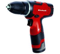 Einhell destornillador inalámbrico - TH-CD 12-2 Li - 12V, 1.3Ah, 24Nm, parada rápida, agarre suave, caja de cambios de 2 velocidades, 20 pasos de par, bloqueo del eje, estuche y cargador