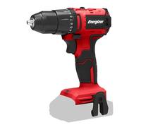 Taladro inalámbrico Energizer de 20 V: 40 Nm, 0-1850 rpm, mandril de 10 mm, ajustes de torque, mango de agarre suave, clip para cinturón, batería no incluida.