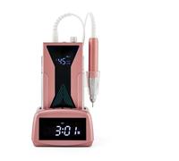 Taladro inalámbrico sin escobillas, 45000 RPM, recargable, lima de uñas, fresadora eléctrica Fácil de usar(Rose gold)