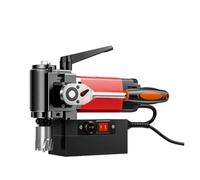 Taladro magnético eléctrico de suelo AX35H, potente, portátil, de grado industrial. Para camión y barco