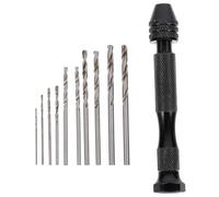 Taladro Manual de Acero Aleado Cabeza de Tornillo Ajustable | Control Preciso, Agarre Antideslizante Mango Estriado, para Modelismo y Proyectos DIY