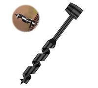 Taladro Manual de Barrena para Exteriores, Portátil Taladro de Mano Multiusos de Supervivencia, 25 × 230 mm, Survival Tool para Camping, Aventura en la Selva y Senderismo