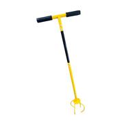 Taladro manual de jardín con mango modificable y afiladores curvados puntiagudos para cultivo rápido del suelo, herramienta de jardín