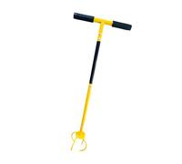 Taladro manual de jardín con mango modificable y afiladores curvados puntiagudos para cultivo rápido del suelo, herramienta de jardín