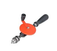 Taladro manual Manivela manual Diseño de piñones dobles de 1/4 pulg. Herramienta para trabajar la madera Tamaño de pinza de acero al carbono 0,6 mm a 6 mm Rango de sujeción