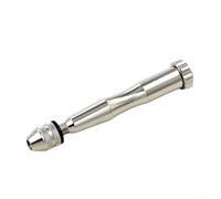 Taladro manual manual de 0,3 a 3,5 mm para madera de arcilla de resina, herramienta de precisión para hacer joyas, modelos, proyectos de bricolaje, plata, 120 mm