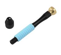 Taladro manual manual para carpintería y manualidades - 0,3-3,4 mm portabrocas ajustable de tres mordazas, agarre ergonómico de silicona, herramienta giratoria compacta (B)