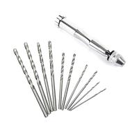 Taladro Manual Práctico En Miniatura Con 10 Bancos Ejercicio 10 Espirales Perfectos Para Resina Epoxi Carpintería Y Elaboración Joyas Bricolaje