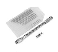 Taladro Manual Semi Automático de Aleación de Aluminio, con 10 Puntas para Madera - Alta Precisión, Ergonomía Cómoda, Ideal para Modelismo y Trabajos Detallados
