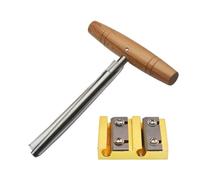 Taladro manual -Sentencia vértebra conjunto de brazo de violín de guitarra doble, 1 26 -Cone Herramienta más nítida Reparación para el fabricante de violines Orquesta Guitars Bass Guitars