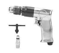 Taladro neumático 3/8 pulgadas CW CCW Máquina de perforación de acero de aleación de mano con boquilla de aire de llave para la eliminación de óxido de metal de madera pulido (Estilo japonés)