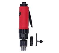 Taladro neumático de 3/8 de pulgada Herramienta de perforación de desaceleración con mango recto con llave 2500 rpm para áreas estrechas Taller Cuerpo de aleación de zinc de grado