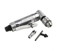 Taladro neumático de ángulo recto de 90 grados, herramienta de aire de alta velocidad de 1/4 pulgadas para espacios estrechos, amoladora de baja vibración con carcasa de aleación con escape de cola