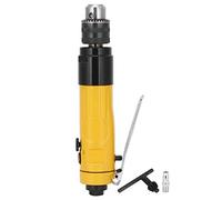 Taladro neumático de mandril de 3/8 pulgadas, taladro de aire recto con capacidad de 1,5-10 mm, cuerpo de aleación de zinc, herramienta de perforación de alta velocidad de 3500 RPM para mantenimiento