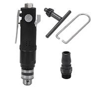 Taladro neumático de velocidad variable de 3/8 de pulgada con portabrocas de 3 mordazas, rotación bidireccional y mango recto para carpintería y metal industrial profesional (Estilo japonés)