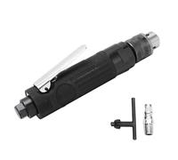 Taladro neumático recto de 3/8 pulgadas, taladro de aire con engranaje de alta torsión, minitaladro de aire para perforar, grabar y pulir, cuerpo de aleación de zinc con empuñadura