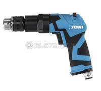 Fervi 418-0 Revers Ible Tire Taladro, Cian/Negro