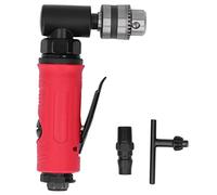Taladro neumático SustVita 15000 rpm 4.0 cfm con diseño de codo de 90°, mini taladro neumático con pinza de 1/4 de pulgada para aplicaciones industriales y espacios confinados