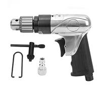 Taladro neumático Tipo pistola Neumático CW CCW Taladro industrial para madera 3/8 10 mm KP552H Acero de aleación duradero de alta precisión Operación liviana con una sola mano (Estilo estadounidense)