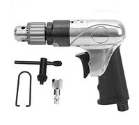 Taladro neumático Tipo pistola Neumático CW CCW Taladro industrial para madera 3/8 10 mm KP552H Acero de aleación duradero de alta precisión Operación liviana con una sola mano (Estilo de la UE)