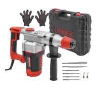 Taladro percutor, 50 Hz 0-930 rpm Martillo demoledor, 2200W Taladro Martillo perforador eléctrico Taladro percutor Con maletín