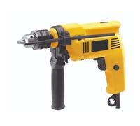 Taladro Percutor 500W, Control Total 360°, Velocidad Variable 0-2800 rpm, 13mm, Amarillo