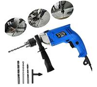 Taladro percutor (850 W, 3000 rpm, para hormigón, acero, madera, 13/10/25 mm)