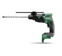 Taladro percutor a batería HIKOKI 18V sin escobillas 1,3 J SDS-plus con 2 modos para taladrar hormigón hasta Ø 18 mm DH18DPBW4Z