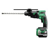 Taladro percutor a batería HIKOKI 18V sin escobillas 1,3 J SDS-plus con 2 modos para taladrar hormigón hasta Ø 18 mm DH18DPBWPZ
