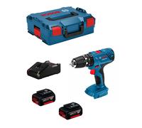 Taladro Percutor BOSCH GSB 18V-21 (2 x 5,0 Ah + GAL18V-40 + L-Boxx 136)