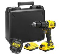 Taladro Percutor BRUSHLESS V20 18V 60Nm con 2 baterías Li-Ion 1,5Ah