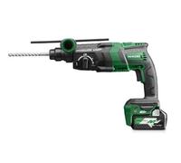 Taladro percutor cincelador a batería HIKOKI 36 V brushless 3,2 J (SDS-plus) con 3 modos de trabajo para taladrar en hormigón hasta Ø 28 mm DH36DPEWEZ