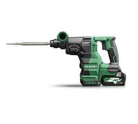 Taladro percutor cincelador a batería HIKOKI 36 V sin escobillas 3,2 J (SDS-plus) con 3 modos de trabajo para taladrar hormigón hasta Ø 28 mm DH3628DAWVZ