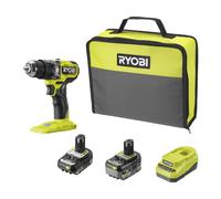Taladro percutor compacto sin escobillas 60Nm 18V ONE+™ HP (1x 4.0Ah y 1x 2.0Ah)