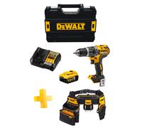 Taladro Percutor DeWALT DCD796P1T (1 x 5,0 Ah + DCB1104 + TSTAK II) + Cinturón porta-herramientas DWST1-75552