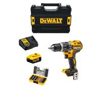 Taladro Percutor DeWALT DCD796P1T (1 x 5,0 Ah + DCB115 + TSTAK II) + Juego de 40 puntas