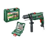 Taladro percutor EasyImpact 630 + Set de accesorios X-Line (630 W, Número de revoluciones de marcha en vacío 1ª marcha: 3.000 r.p.m., Número máx....