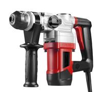 Taladro percutor eléctrico de 1200 W con función ajustable y mango giratorio de 360° para perforación de acero y mampostería