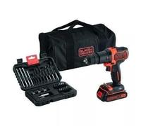 Taladro Percutor Inalámbrico BLACK+DECKER BDCHD18S32-QW 18V Li-ion 1,5 Ah